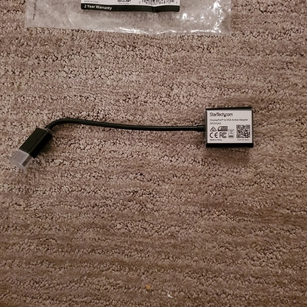 Display port to VGA adapter